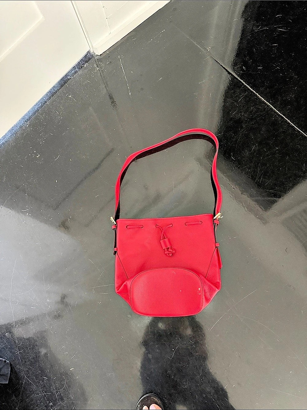 Hyer Goode Red Shoulder Bag